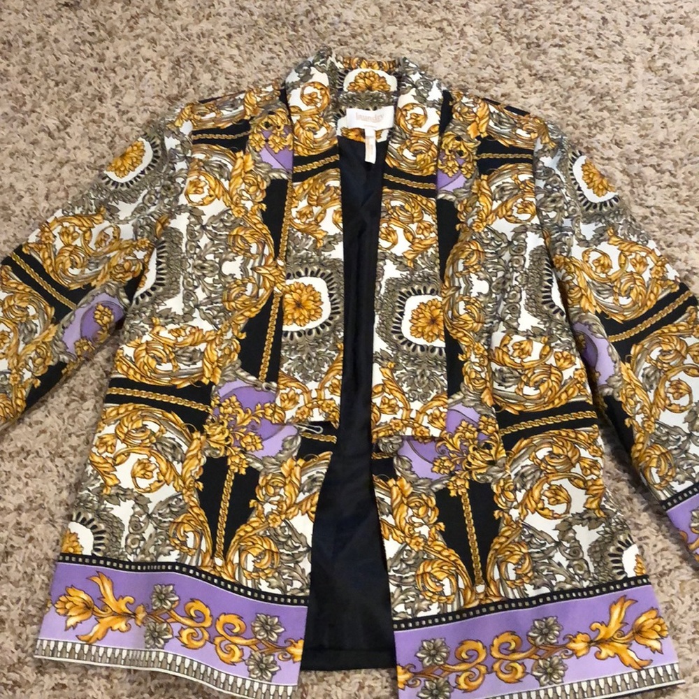 Laundry silk crop jacket size 2